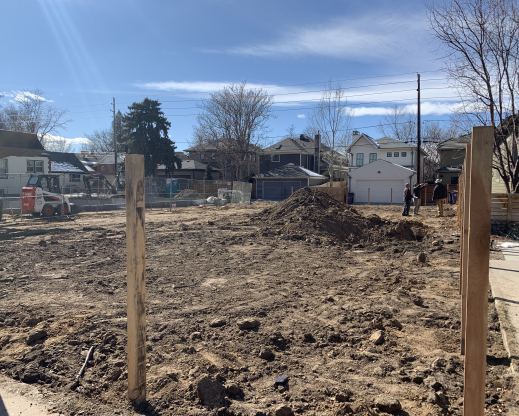 SummerHome Garden was just an empty lot in February, 2020