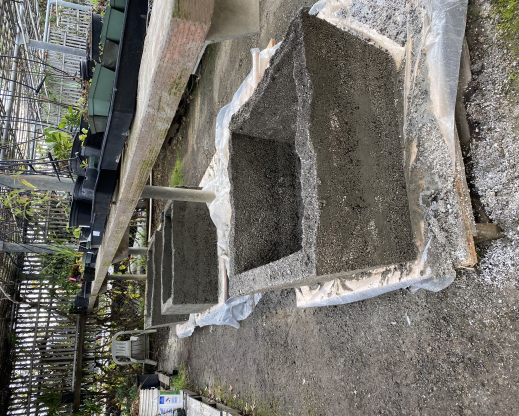 a finished trough a finished trough