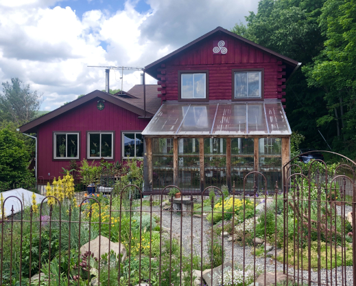 The rock garden as it looks today