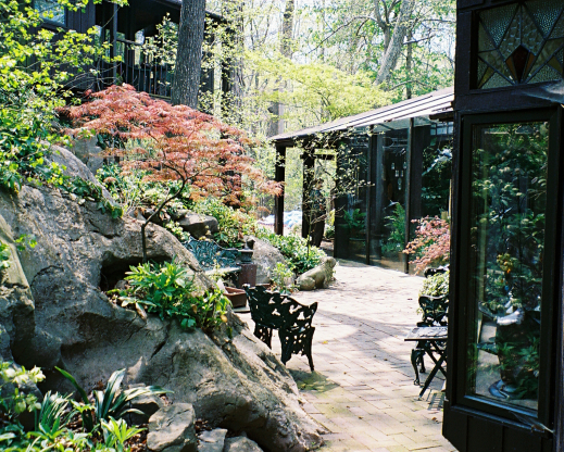 Patio space by the house Patio space by the house