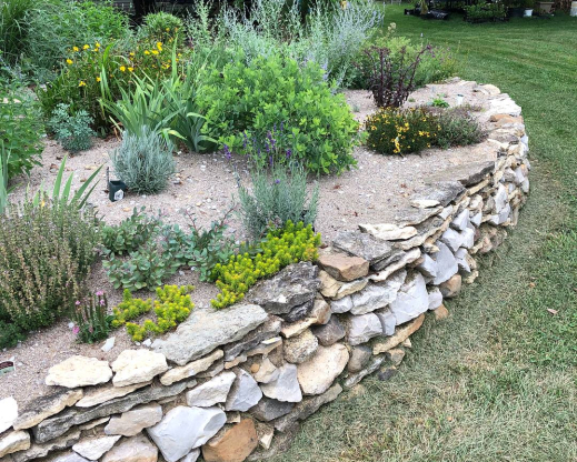 Lavender Hill, the first eperiement with sand gardening