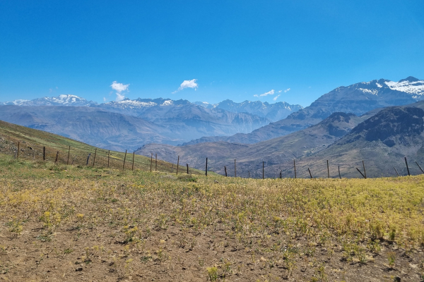 Mountain views at Lagunillas, Chile