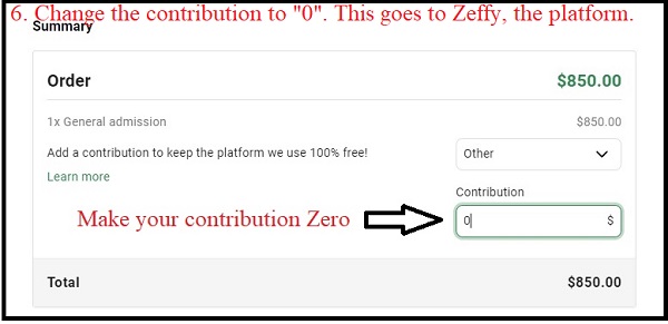 zero it out