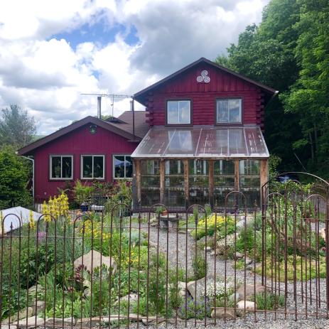 The rock garden as it looks today