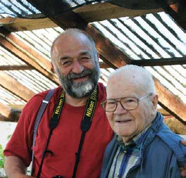 Boyd Kline (right) with Josef Halda in June 2006 (Phyllis Gustafson)