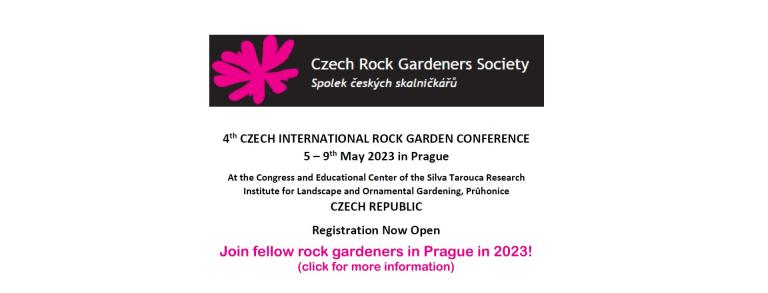  4th CZECH INTERNATIONAL ROCK GARDEN CONFERENCE