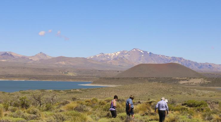 The Patagonian landscape