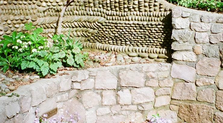 Stonework in Don and Sue's Garden