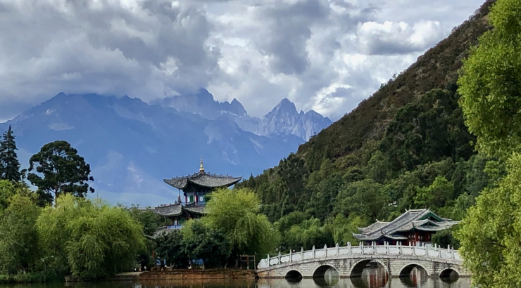Black Dragon Pool in Lijiang, China